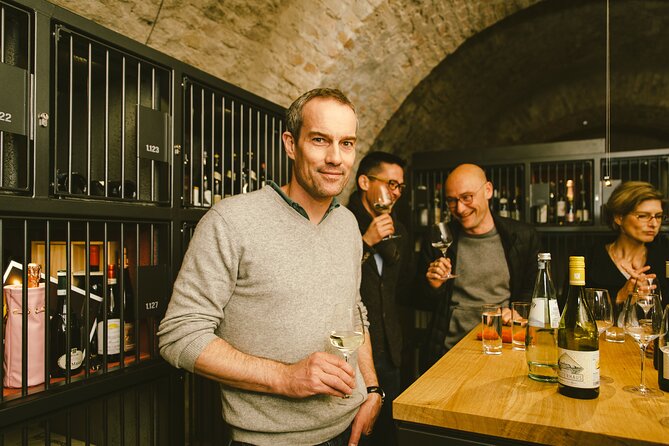 Exclusive Wine & Food Tasting in Historic Cellar | Mainz Old Town - Dry Riesling with Mainz sausage
