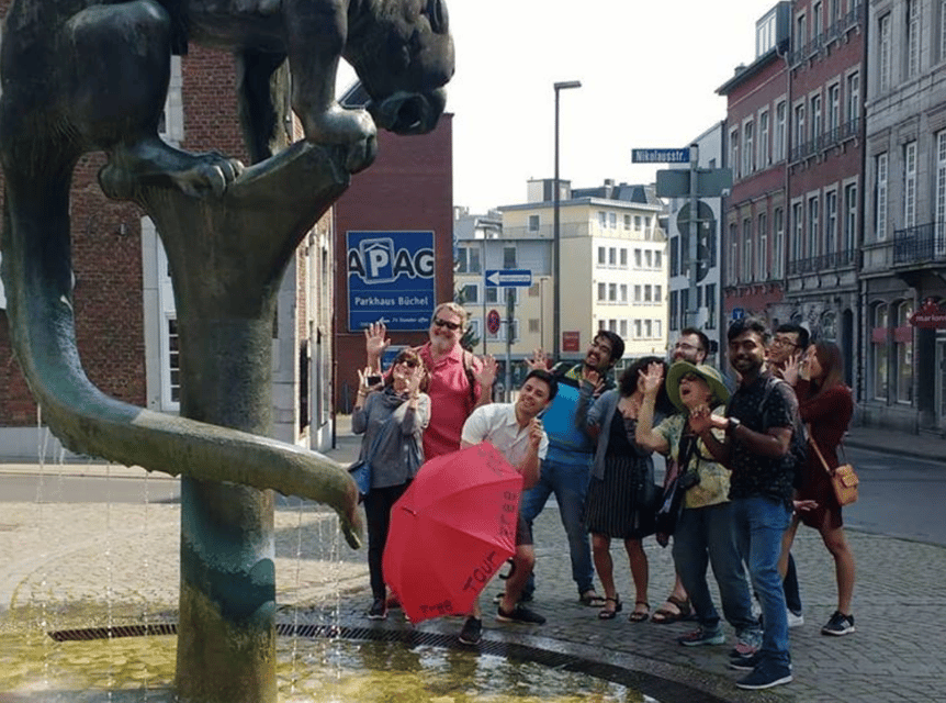 Explore Aachen with Passionate Tour Guides - Starting at Markt 41 under the red umbrella