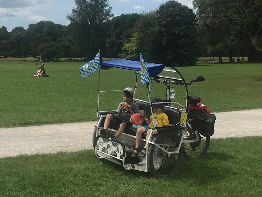 Exploring Munich by Pedicab: Premium Two Hour Tour - A calmer turn into the English Garden