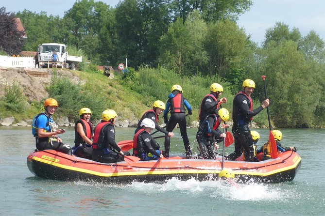 Family rafting Iller - white water rafting level 1 - What the Three-and-a-Half Hours Include