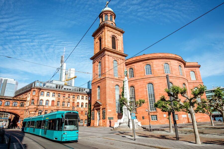 Frankfurt: Main Tower with Tickets and Guided Old Town Tour - Walking through Römerberg and the Old Town