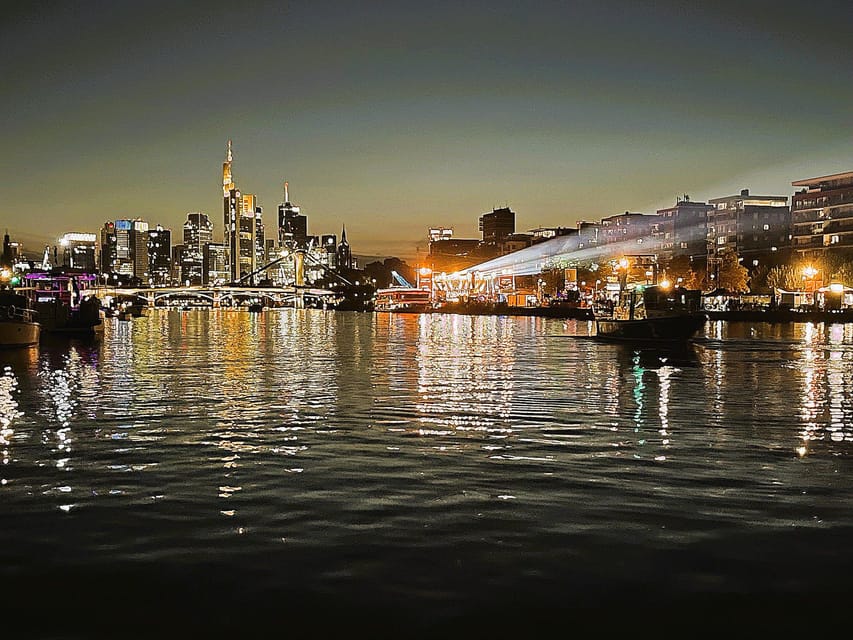 Frankfurt: Private Romantic Skyline Boat Tour - The Frankfurt skyline from the Main