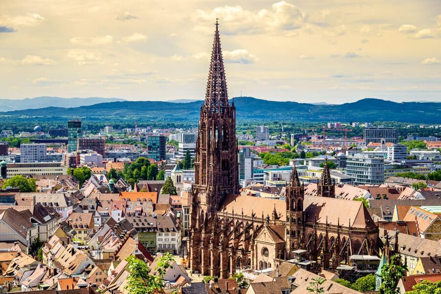 Freiburg: Exciting City Tour with sightseeing and history - Rathausplatz and the civic heart of Freiburg