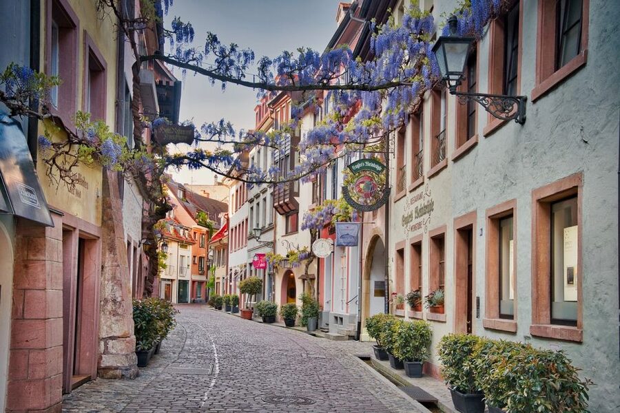 Freiburg im Breisgau: old town privat walking tour Italian - Haus zum Walfisch and the Erasmus connection
