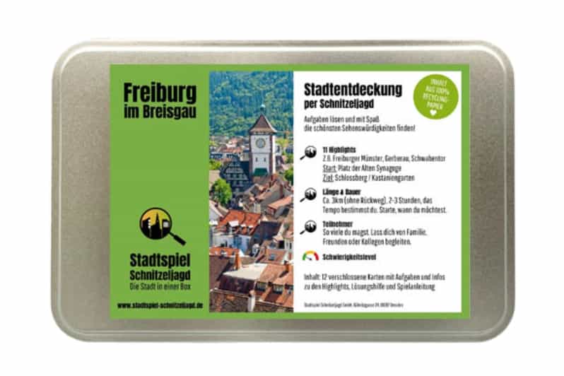 Freiburg im Breisgau: Scavenger Hunt Self-Guided Tour - Why Freiburg works so well for a city game
