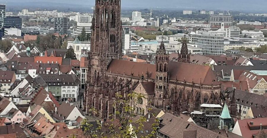 Freiburg: Walking and Strolling the Historic Center - Konviktstrasse and the pleasure of a narrow street