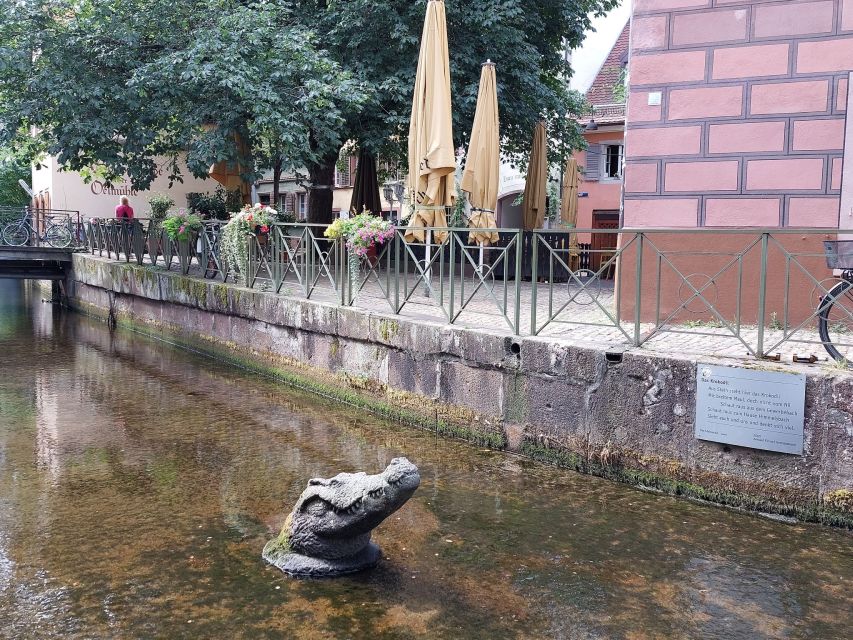 Freiburg: Walking and Strolling the Historic Center - Gerberau’s Crocodile and Freiburg’s curious details