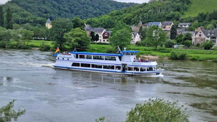 From Alken: Moselle Valley Sightseeing Cruise - Burg Bischofstein near Burgen