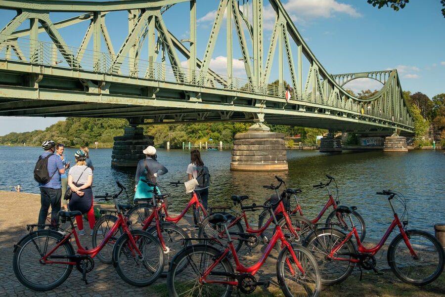 From Berlin: Gardens & Palaces of Potsdam Bike Tour - Glienicke Bridge and the Bridge of Spies