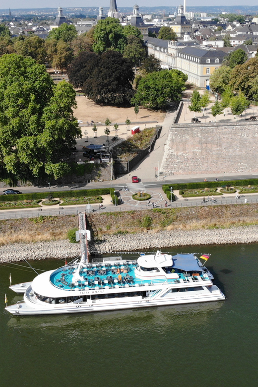 From Bonn: Rhine River to Linz Sightseeing Boat Tour - Bonn’s former government quarter from the river