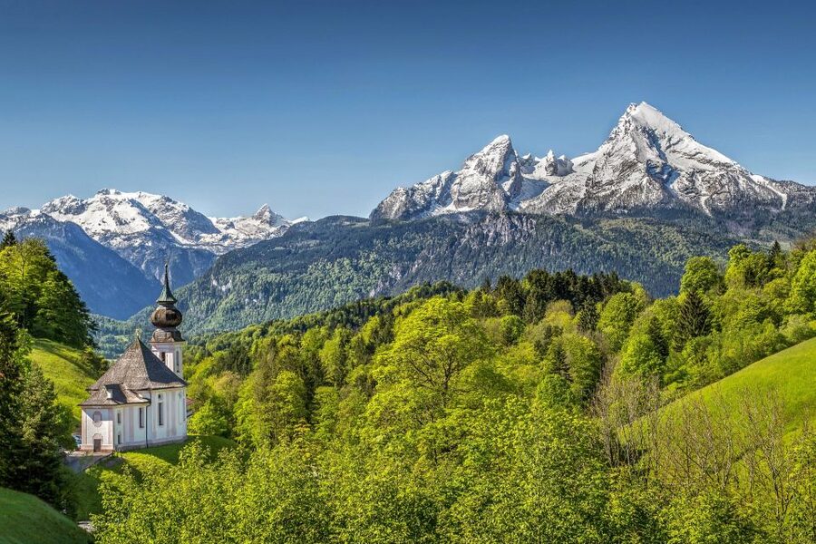 From Munich: Salzburg, St. Wolfgang, and the Salzkammergut - Leaving Munich through the Bavarian foothills