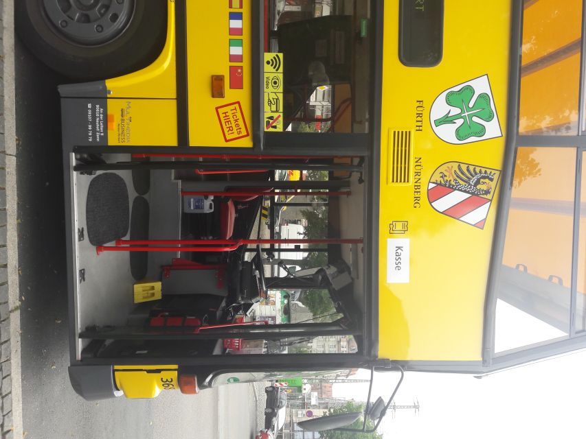 Fürth: City Sightseeing Bus Tour - The audio guide and the language question