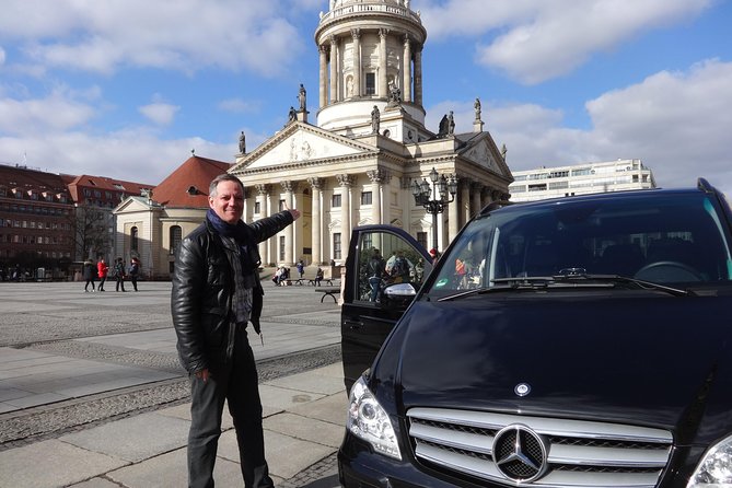Group Driving Tour 1 to 6 people. Berlin Shore Excursion incl pick-up at Port - The Wall, Checkpoint Charlie, and divided Berlin