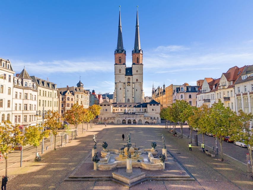 Halle (Saale) : Die Stadtrundfahrt mit dem Halle-Hopper - From the Steintor Varieté to the water tower