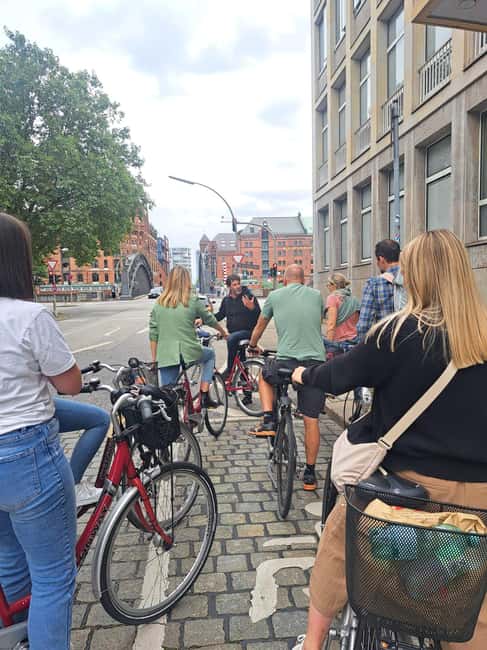 Hamburg: City Tour by Bike with Elbphilharmonie - The Elbphilharmonie from below and above