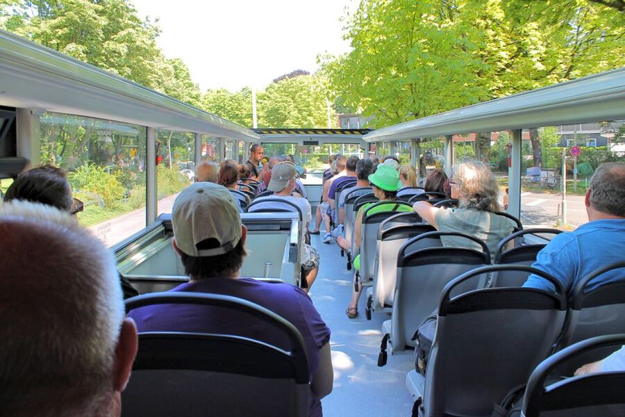 Hamburg: Hop-On Hop-Off Bus Tour Family Ticket - Reeperbahn, a different side of Hamburg