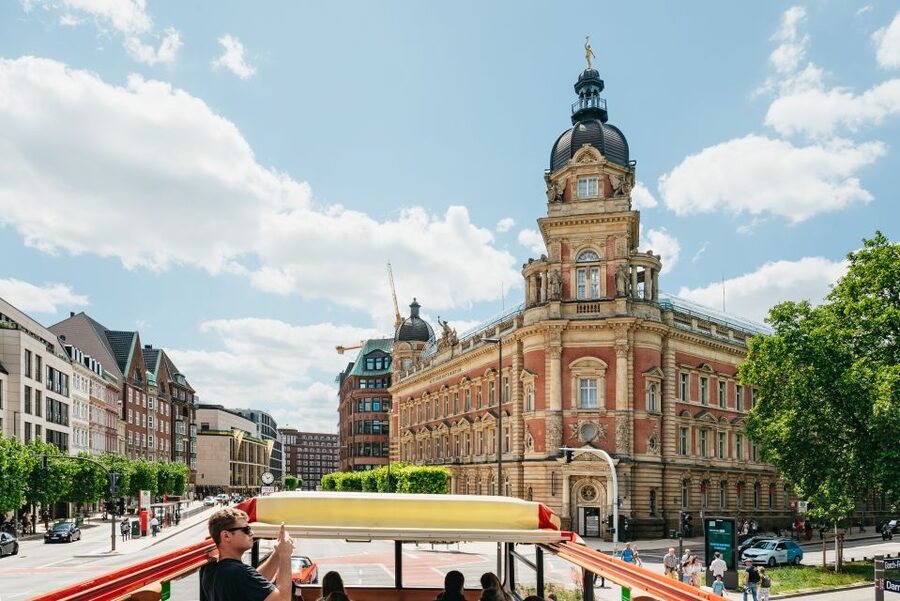Hamburg: Hop-On Hop-Off Bus with Alster or Harbor Cruise - Following Line A through Hamburg’s harbor districts