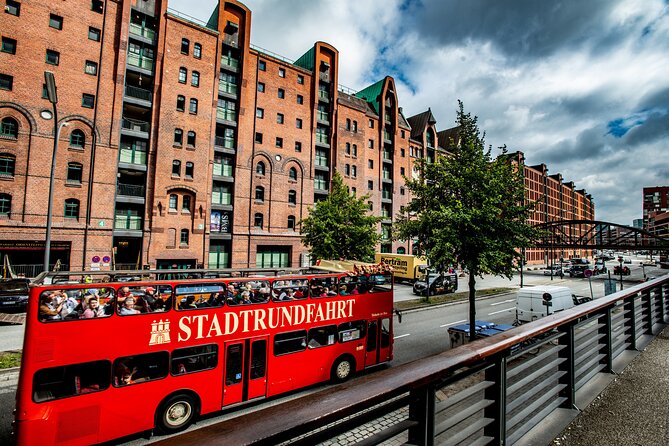 Hamburg Hop-on Hop-off Sightseeing Tour on Red Double Decker Bus - Chilehaus and the Kontorhaus quarter
