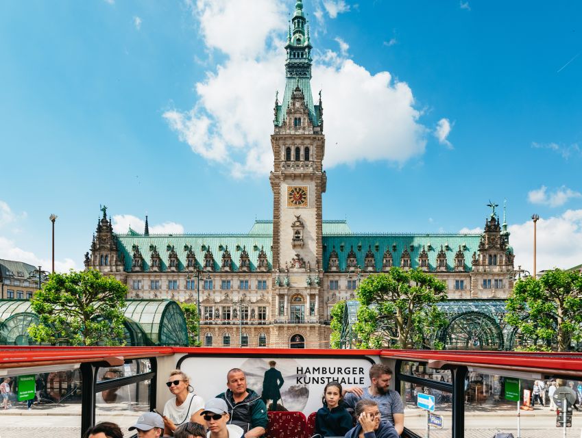 Hamburg: Line A Sightseeing Hop-On Hop-Off Bus Tour - St. Michael’s Church and the Reeperbahn