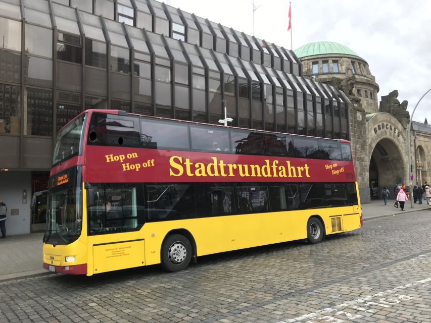 Hamburg: Line C Sightseeing Hop-On Hop-Off Bus Tour - St. Michael’s Church and the court district