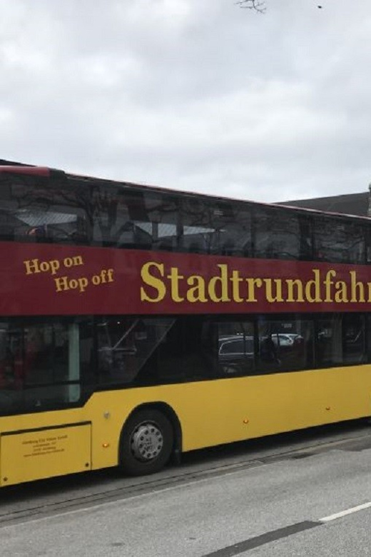 Hamburg: Line C Sightseeing Tour Hop On Hop Off and Harbor Cruise - Hamburg from the upper deck, then from the Elbe