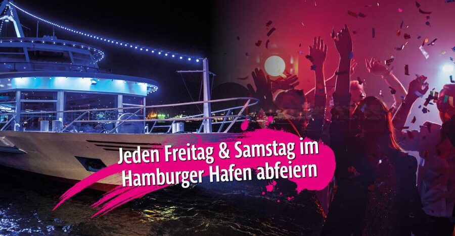 Hamburg: Saturday Night Boat Party - Unlimited Drinks, With a Clear Limit