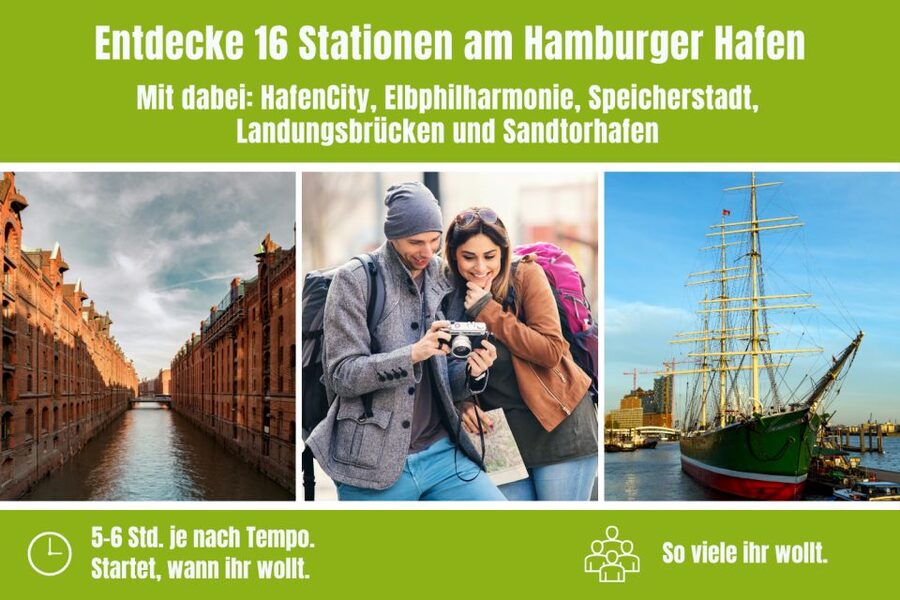 Hamburg: Scavenger Hunt Self-Guided Tour around the port - Price, group size, and what you really receive