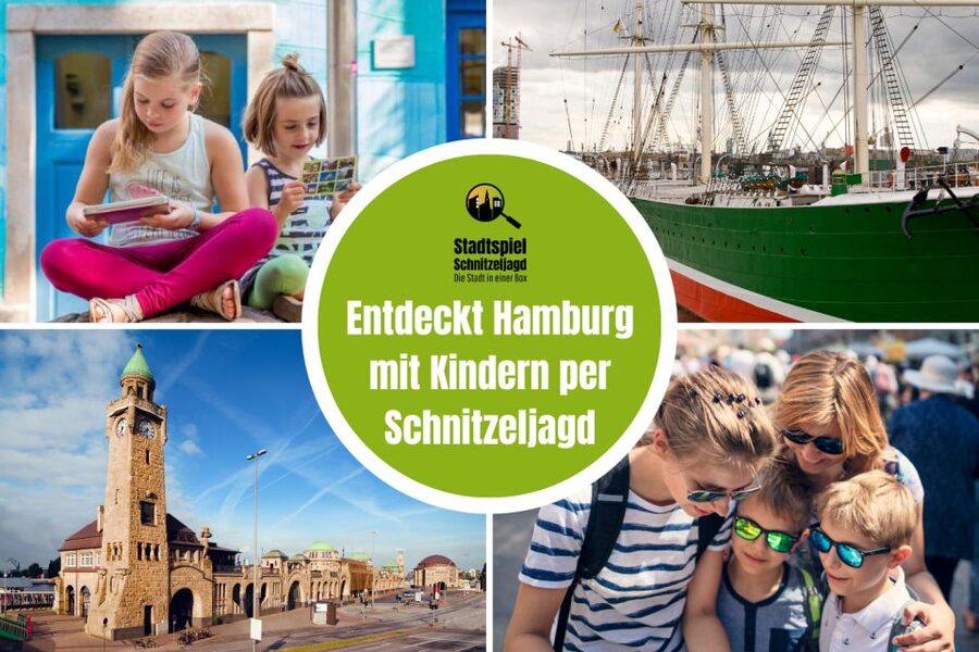 Hamburg: Scavenger Hunt Self-Guided Tour for Children - Magellan Terraces and the traditional ship harbor