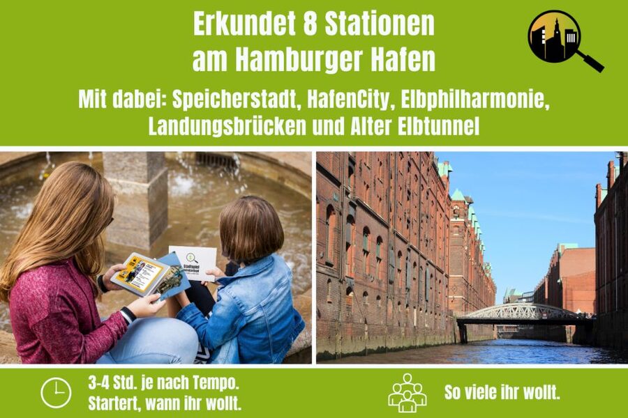 Hamburg: Scavenger Hunt Self-Guided Tour for Children - What you get for $47 per group