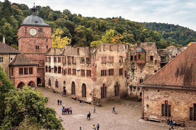 Heidelberg and Rhine Valley Day Trip With Wine Tasting and Dinner from Frankfurt - Heidelberg Castle and the Great Barrel