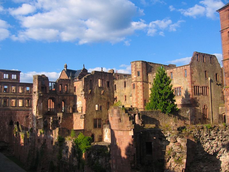 Heidelberg Castle Tour: Residence of the Electors - Meeting at Kornmarkt and reaching the castle