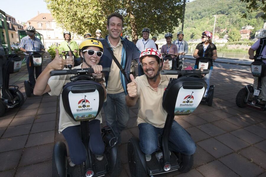 Heidelberg & Neckar Valley: Segway Tour - 360 Degrees - Crossing the Neckar and reaching the Philosophenweg