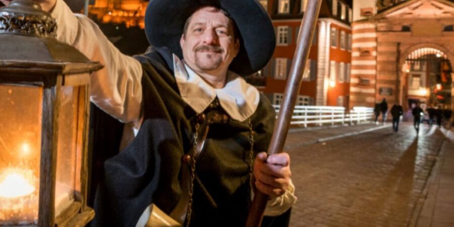 Heidelberg: On the trail of the Night Watchmen - Palais Boisseree and the historic buildings along the route