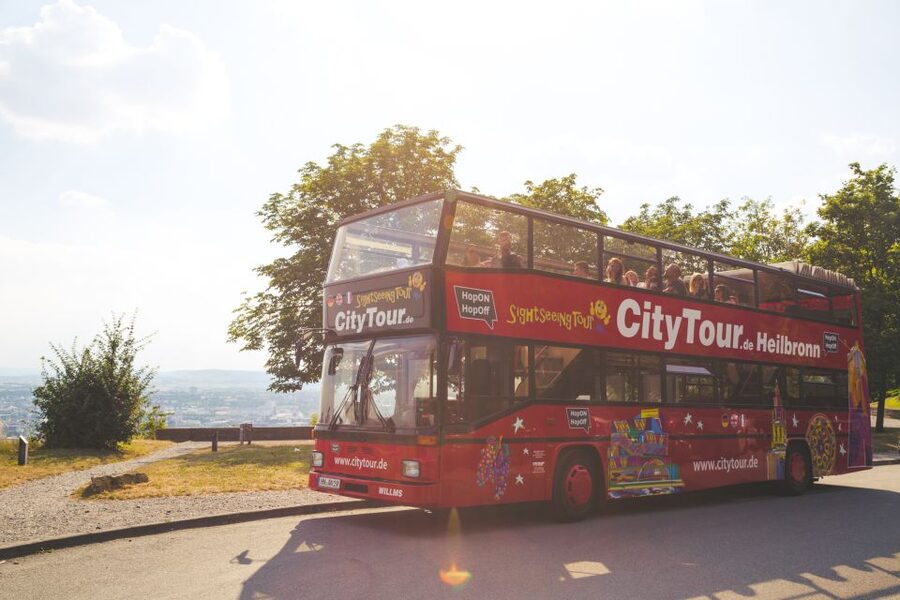 Heilbronn: 24h Hop-on Hop-off City Sightseeing Bus Tour - Trappensee restaurant and Pfühlpark
