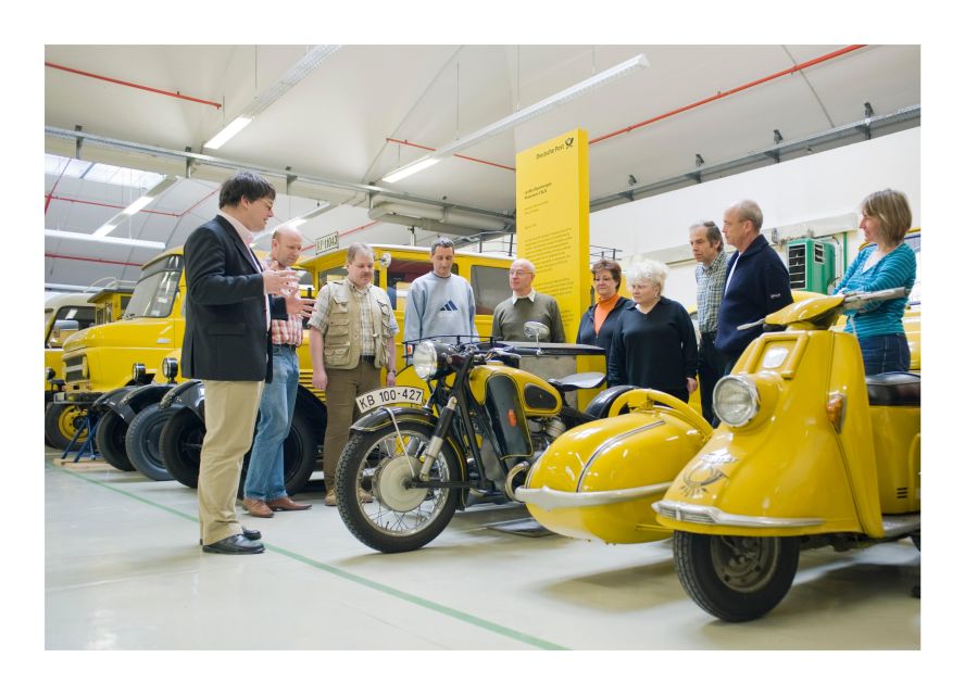 Heusenstamm:tour of the Depot of the museum of communication - What the 1.5-hour schedule really means