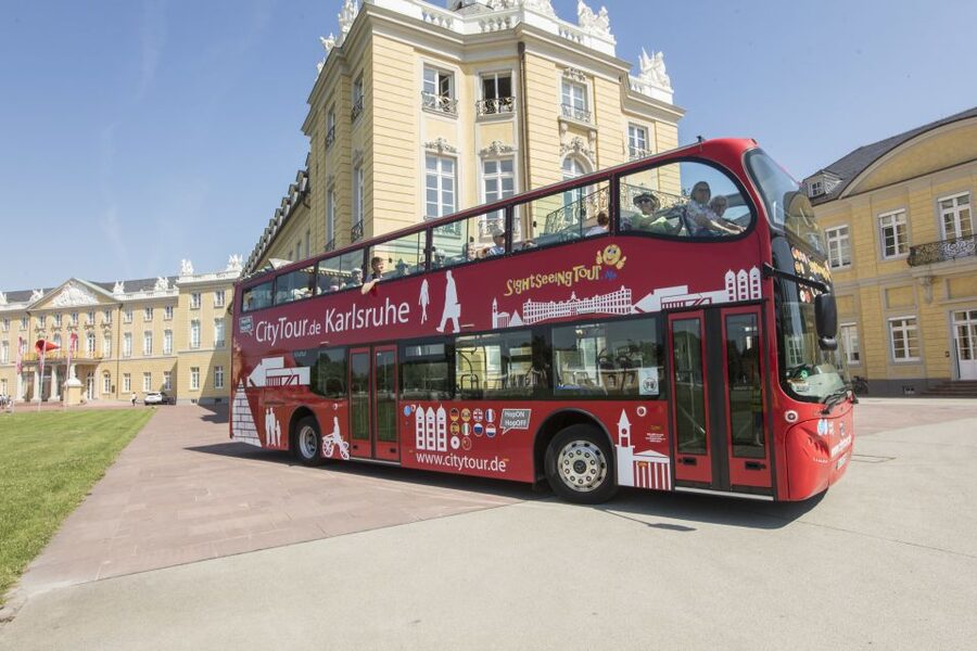 Karlsruhe: 24-Hour Hop-On Hop-Off Sightseeing Bus Ticket - Turmberg observation deck