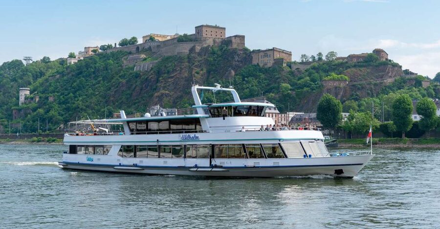 Koblenz: Old Town Sightseeing Cruise along the Rhine - Boarding at Konrad-Adenauer-Ufer Bridge 2