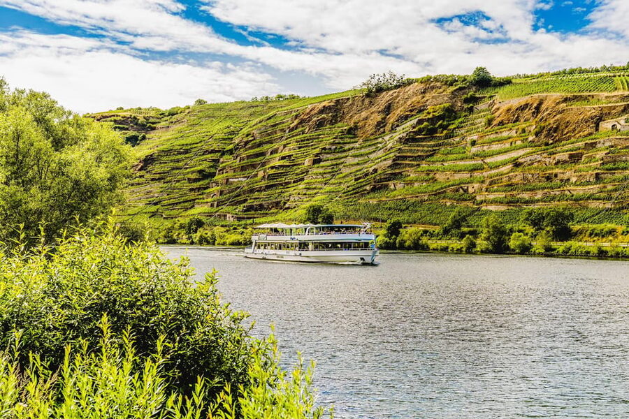 Koblenz: Panoramic Cruise on Moselle River to Winningen - The lock delay can change the mood
