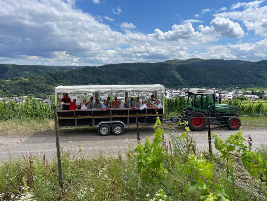 Kröv, Mosel: PLANWAGENFAHRT through the vineyards with wine tasting - What Makes This Kröv Wine Tour Special