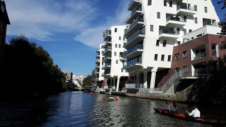 Leipzig: Floodplain Forest & City River Cruise - Turning into the Karl-Heine-Canal
