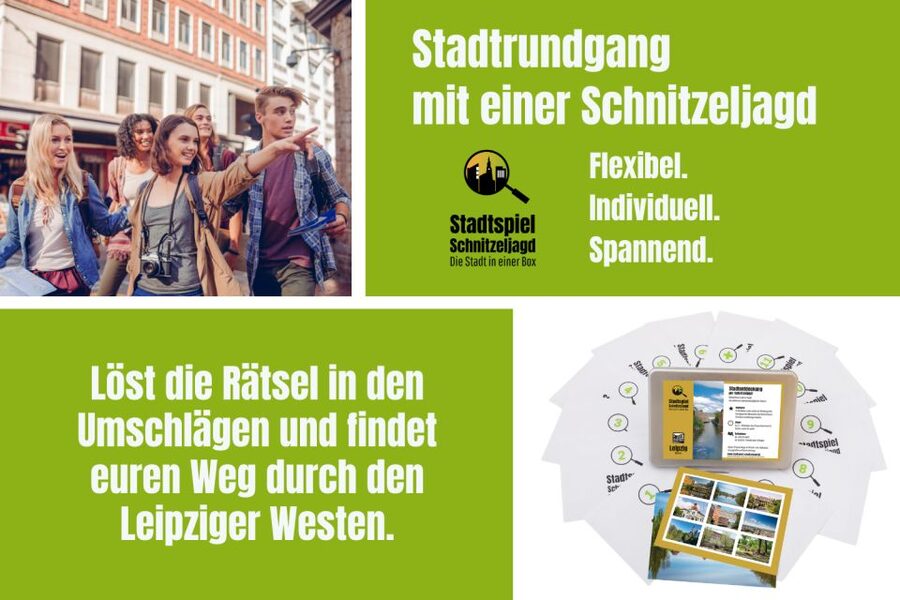 Leipzig: Scavenger Hunt Self-Guided Tour - Key points about the Leipzig West game