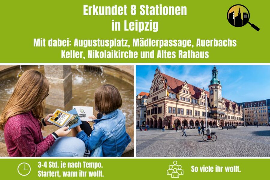 Leipzig: Scavenger Hunt Self-Guided Tour for Children - From Leipzig station to Augustusplatz