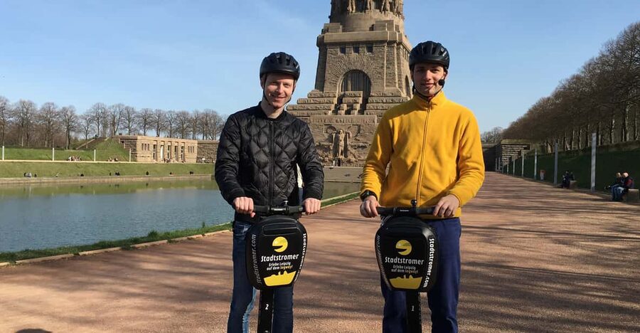 Leipzig: Segway tour to the Battle of the Nations Monument - Why the headset commentary works