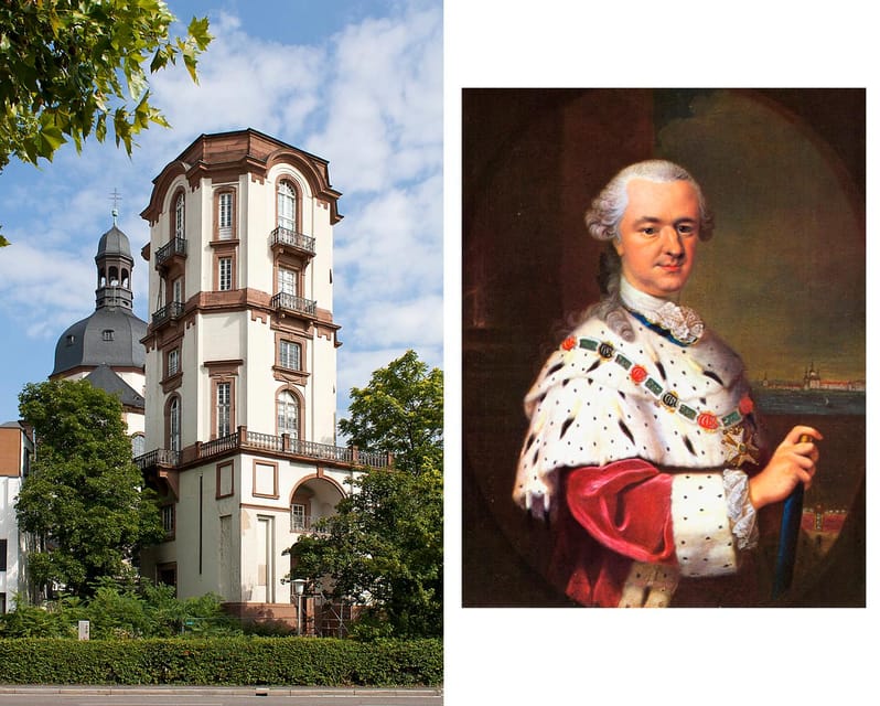 Mannheim: Public Night Watchman Tour with Night Watchwoman Marie - Palais Bretzenheim and the world around the court