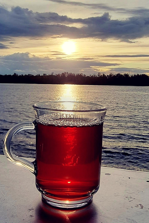 Mulled wine ride in the Leipzig New Zealand - The 60 to 70 minute route across Lake Cospuden