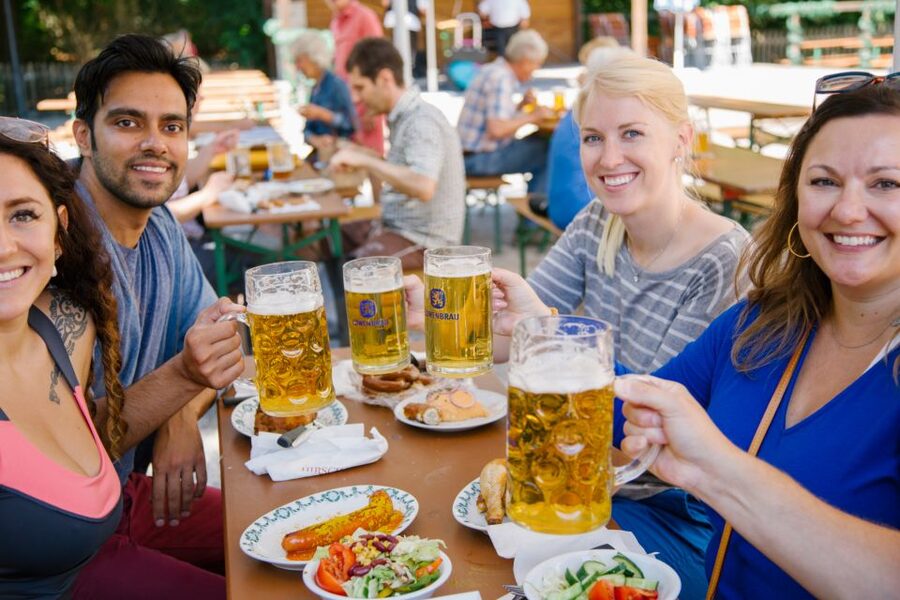 Munich: Bike Tour with Beer Garden Break - The English Garden and the Chinese Tower break