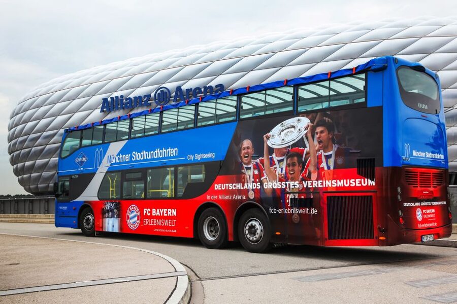 Munich: City Bus Tour & FC Bayern Munich Allianz Arena Tour - The route to Allianz Arena