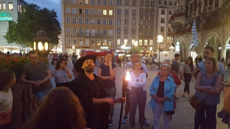 Munich: Night Watchman Torch Tour in German - Walking Munich’s old lanes after sunset