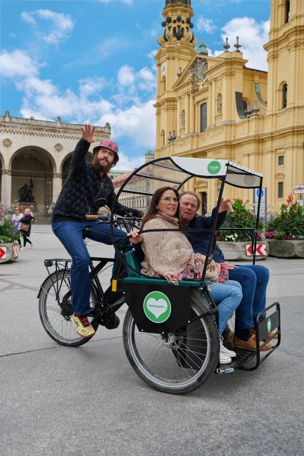 Munich: Old Town and English Garden Rickshaw Tour - Meeting Munich beside St. Peter’s Church