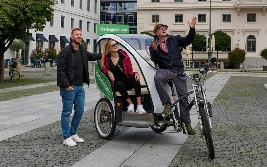 Munich: Old Town and English Garden Rickshaw Tour - Old town sights from St. Peter’s to the city center